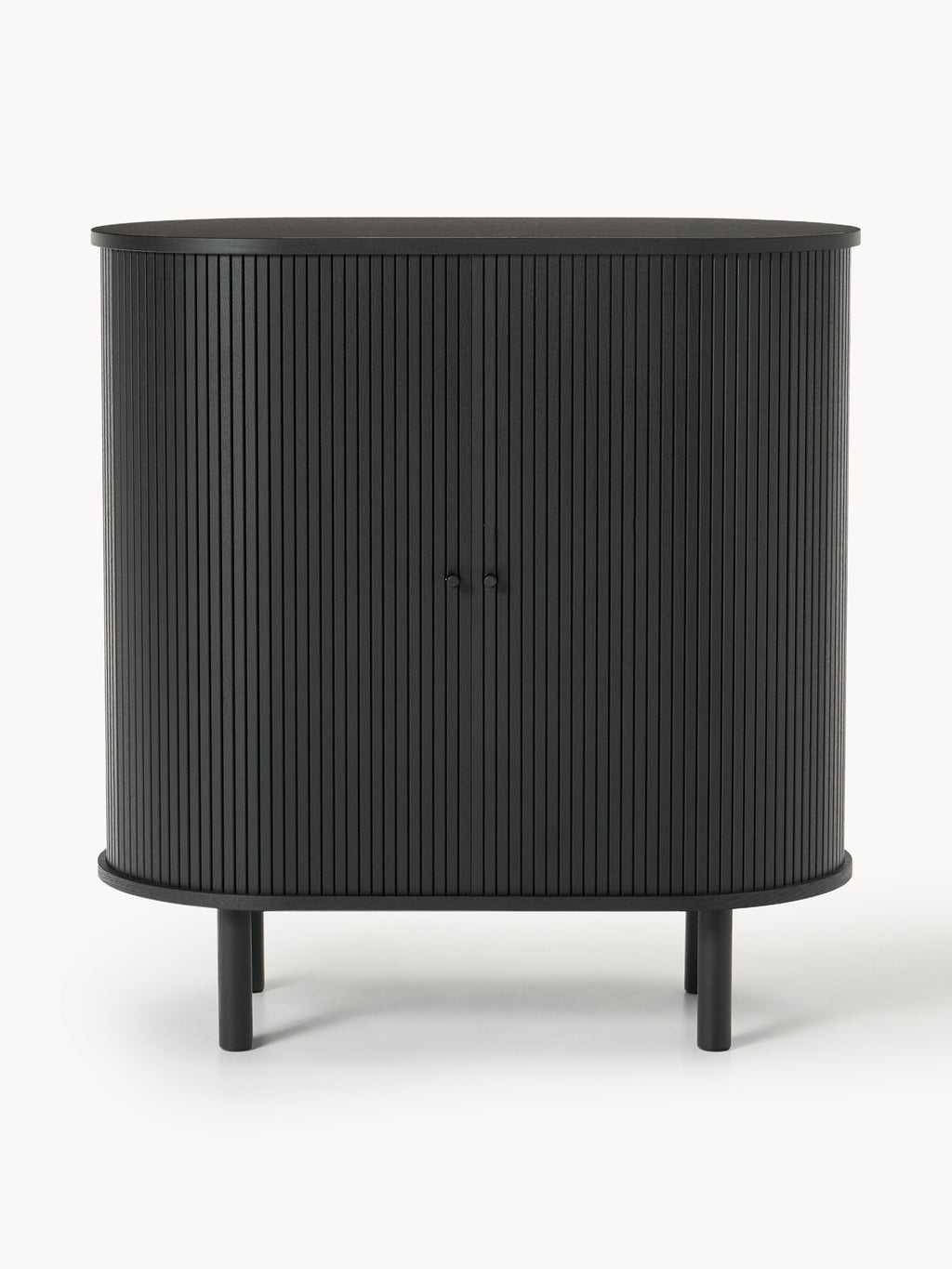 Calary Bar Cabinet with Fluted Front