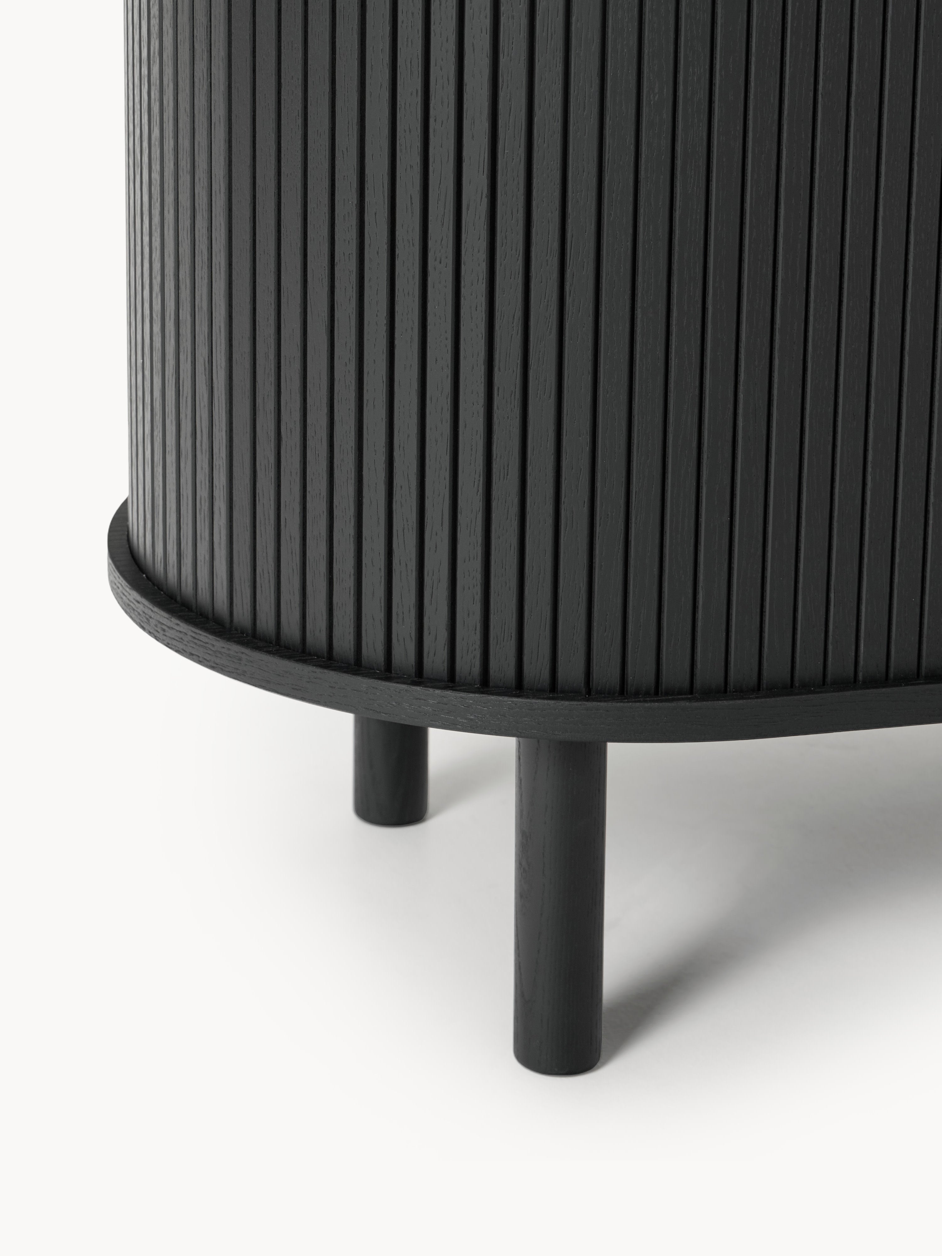 Calary Bar Cabinet with Fluted Front