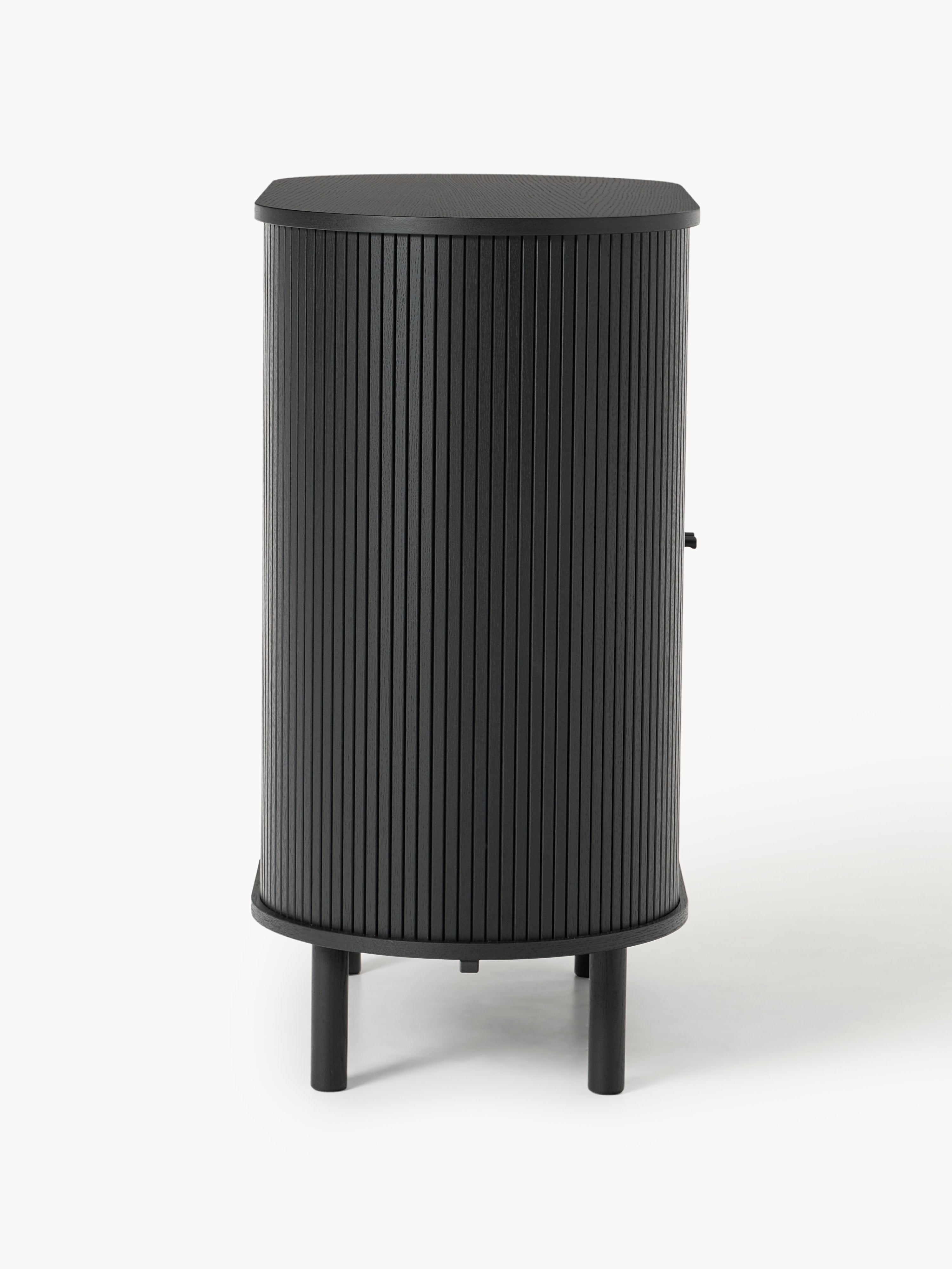 Calary Bar Cabinet with Fluted Front