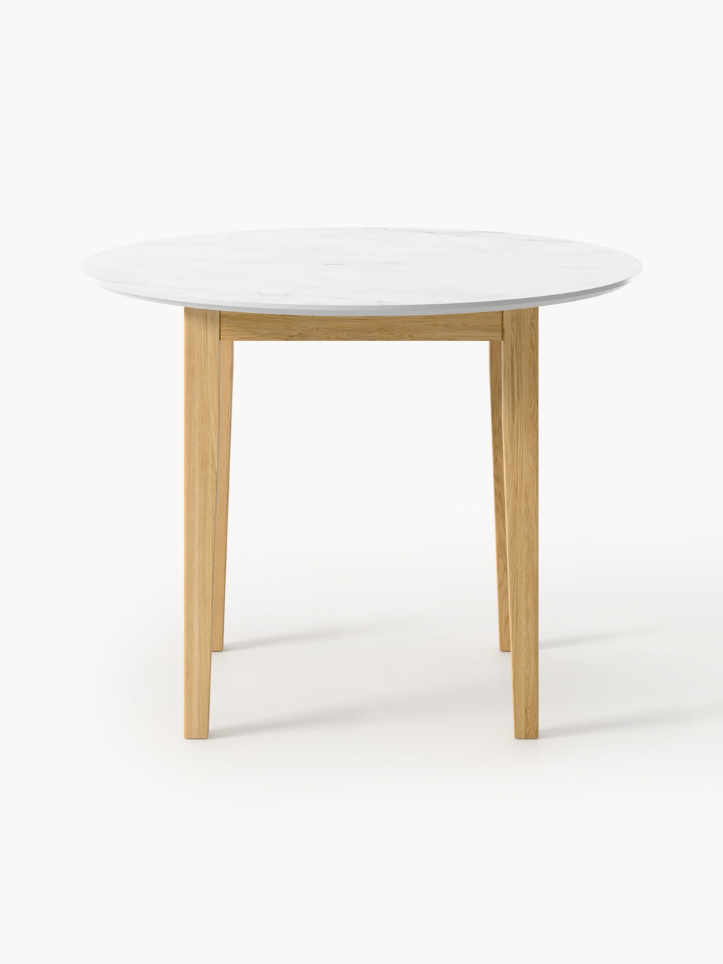 Jackson Round Marble Effect Dining Table, in various sizes
