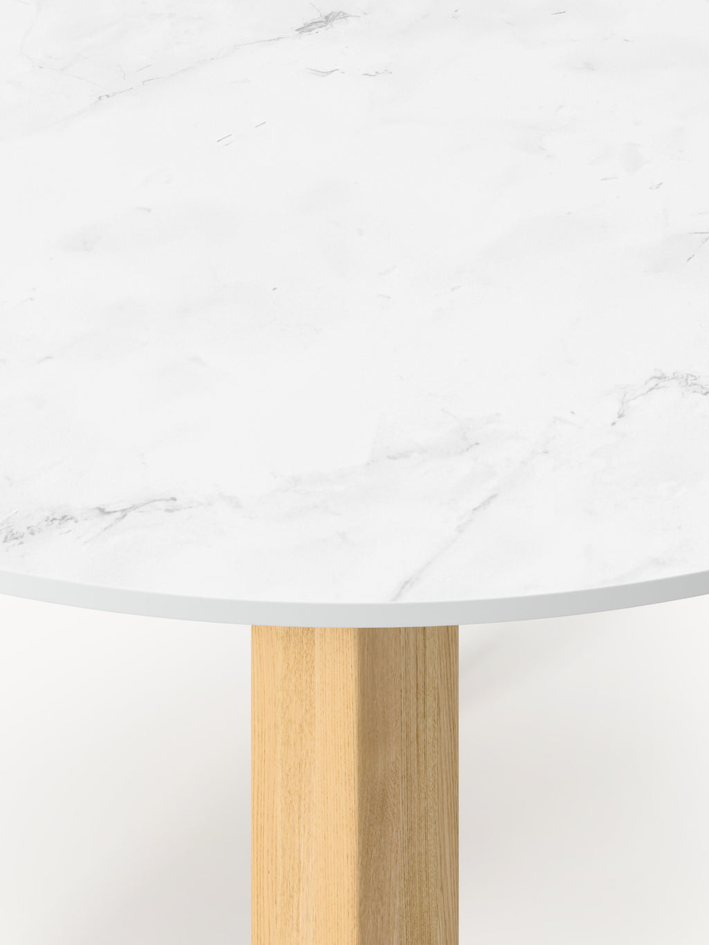 Jackson Round Marble Effect Dining Table, in various sizes