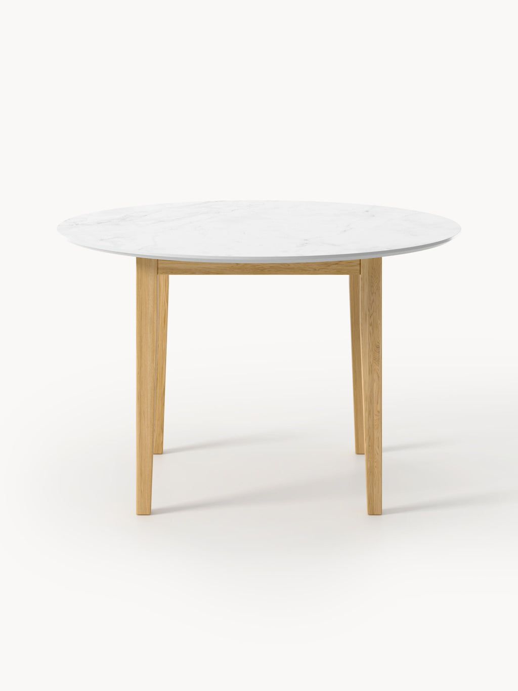 Jackson Round Marble Effect Dining Table, in various sizes