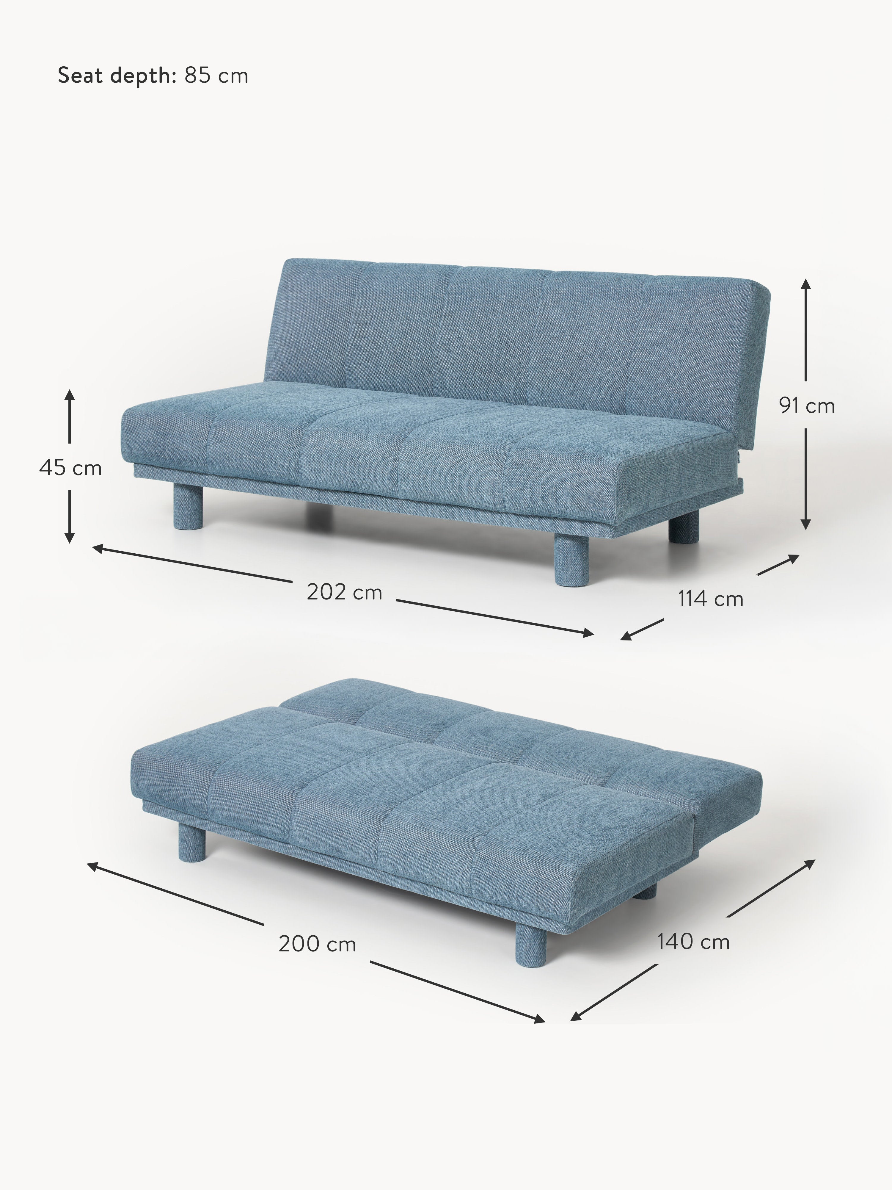 Herta Sofa Bed (3-seater)