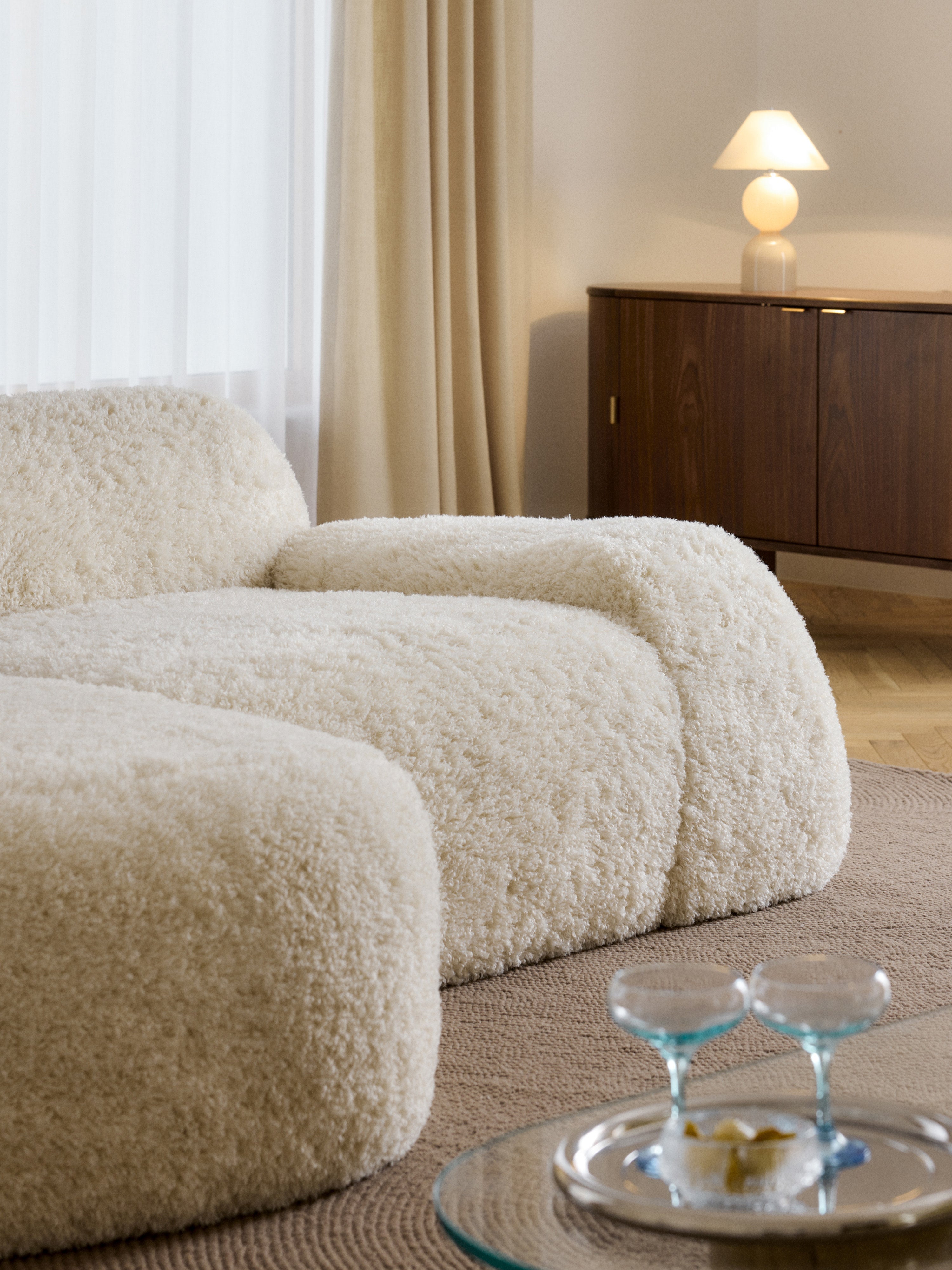 Wolke Modular Teddy Corner Sofa (3-seater)