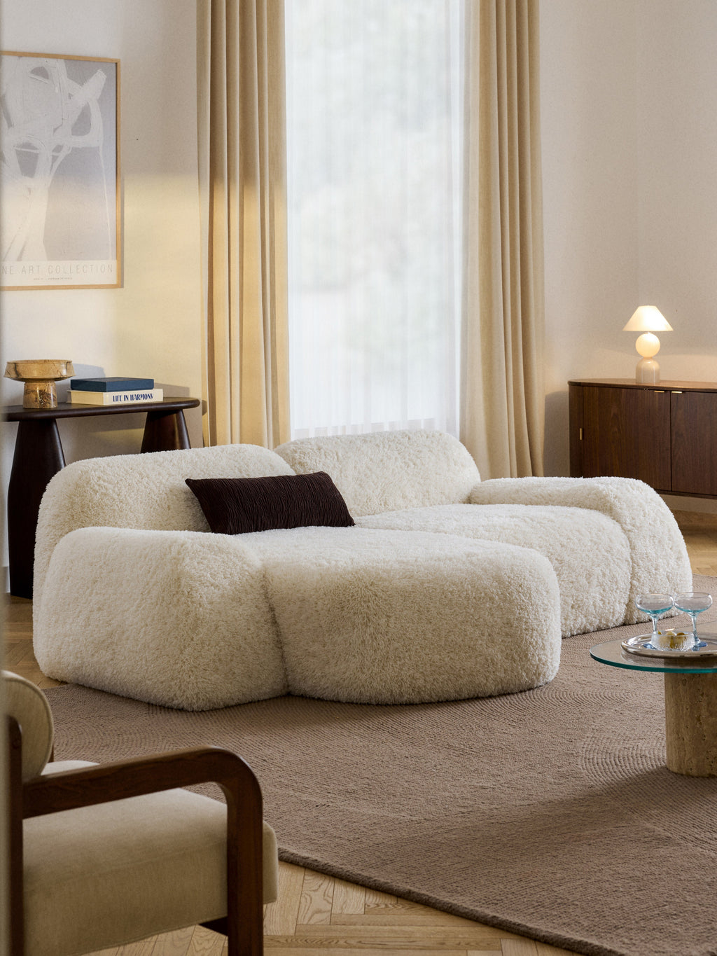 Wolke Modular Teddy Corner Sofa (3-seater)