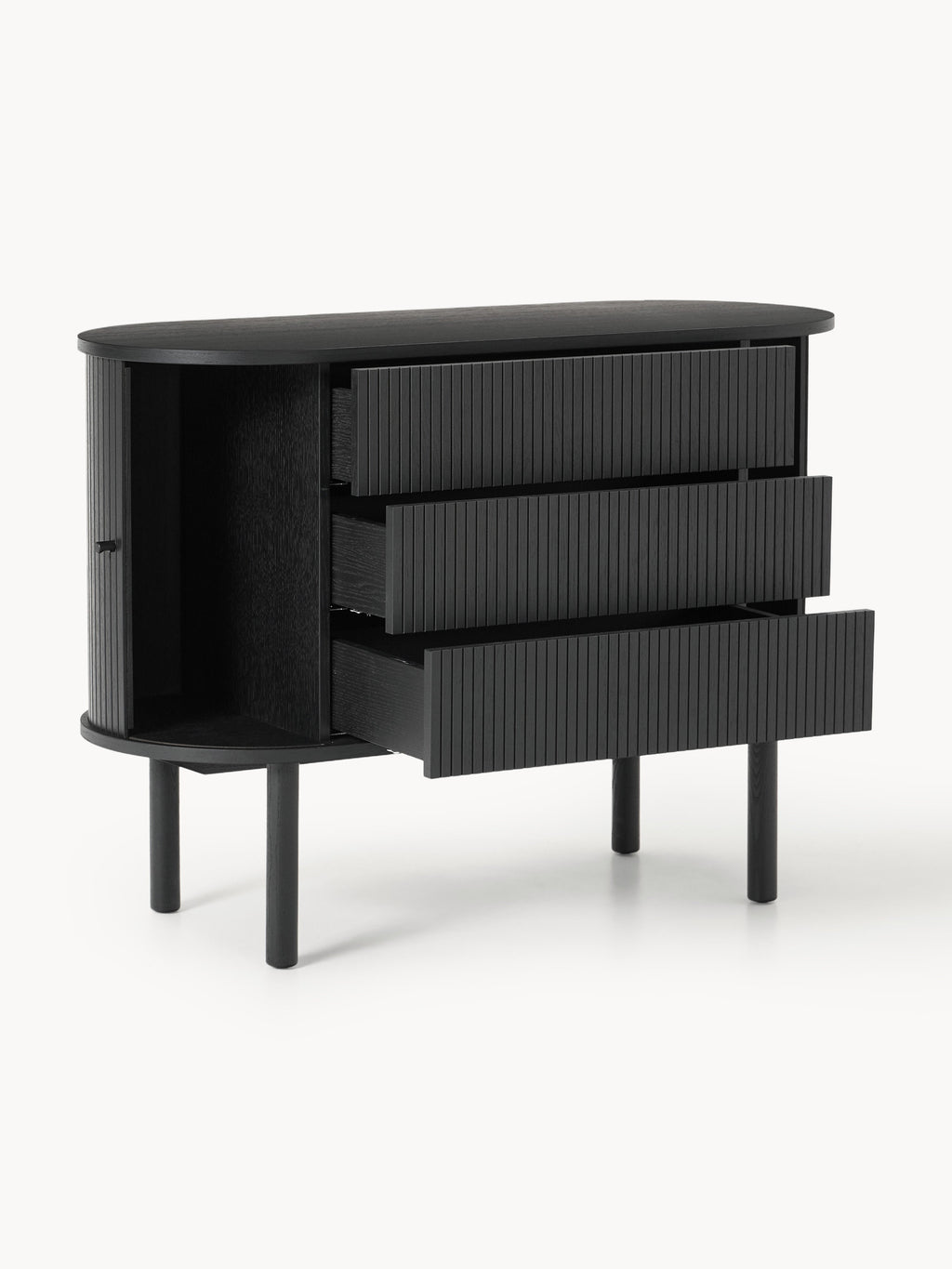 Calary Dresser with Fluted Front