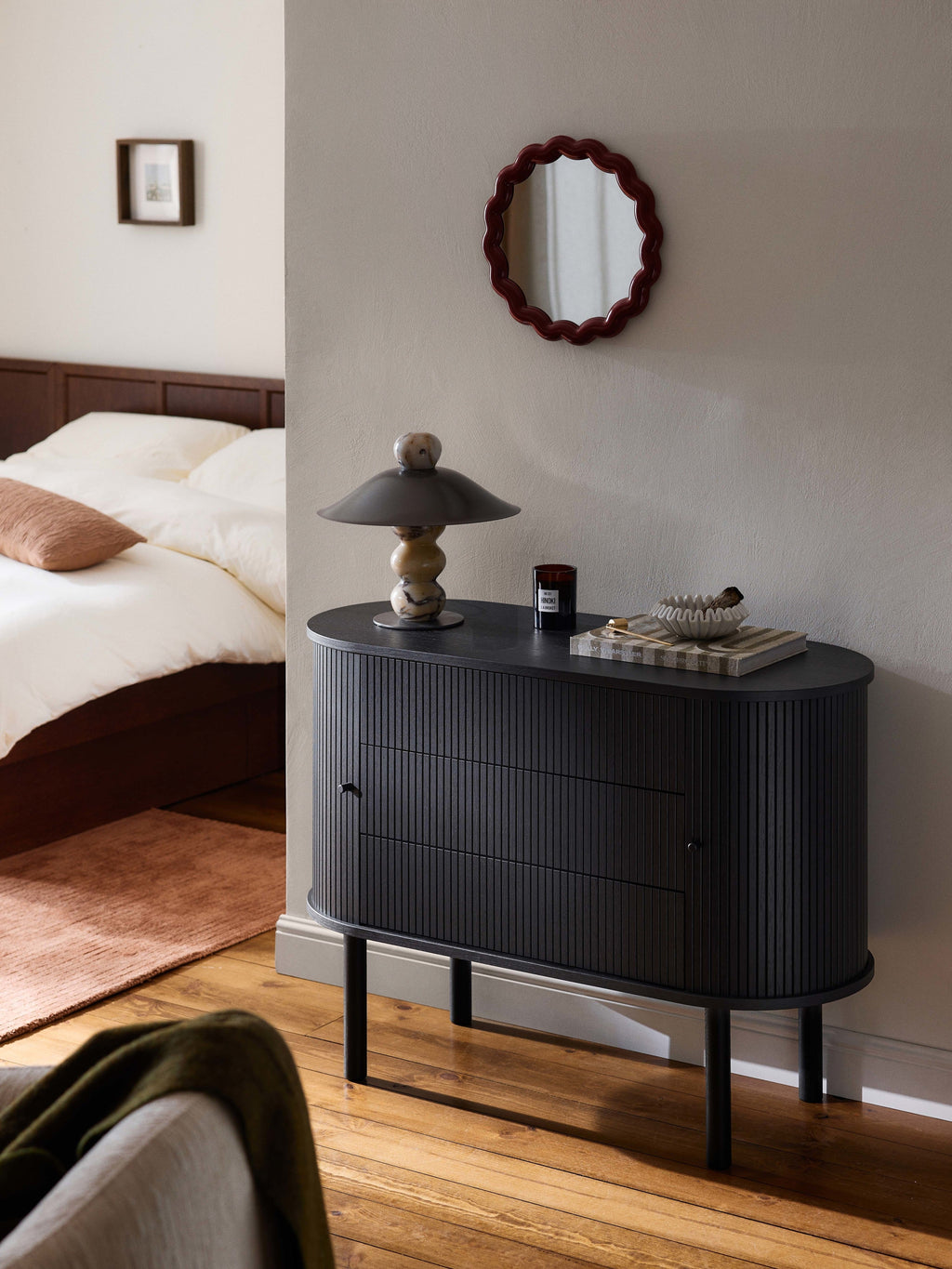 Calary Dresser with Fluted Front