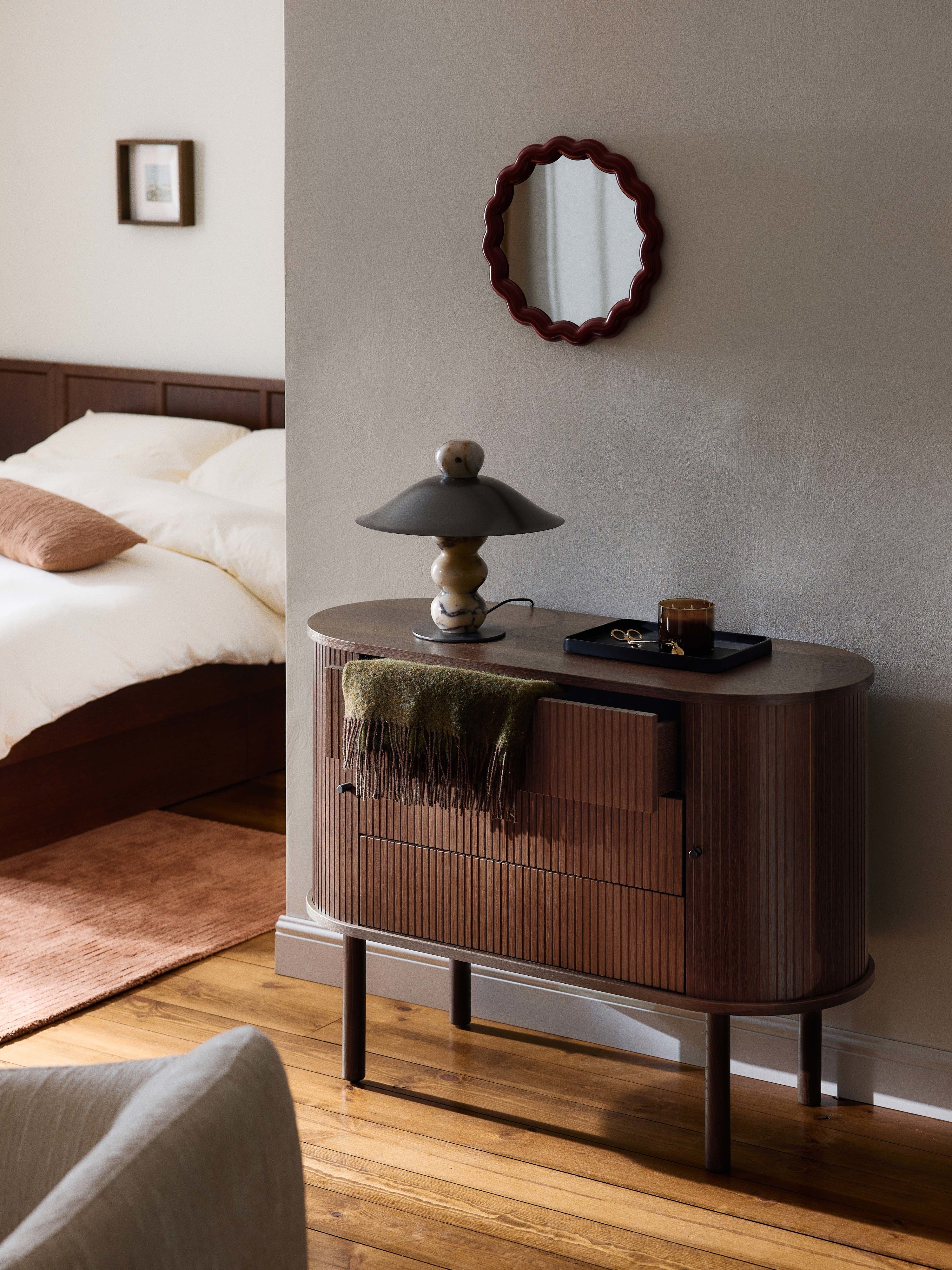 Calary Dresser with Fluted Front