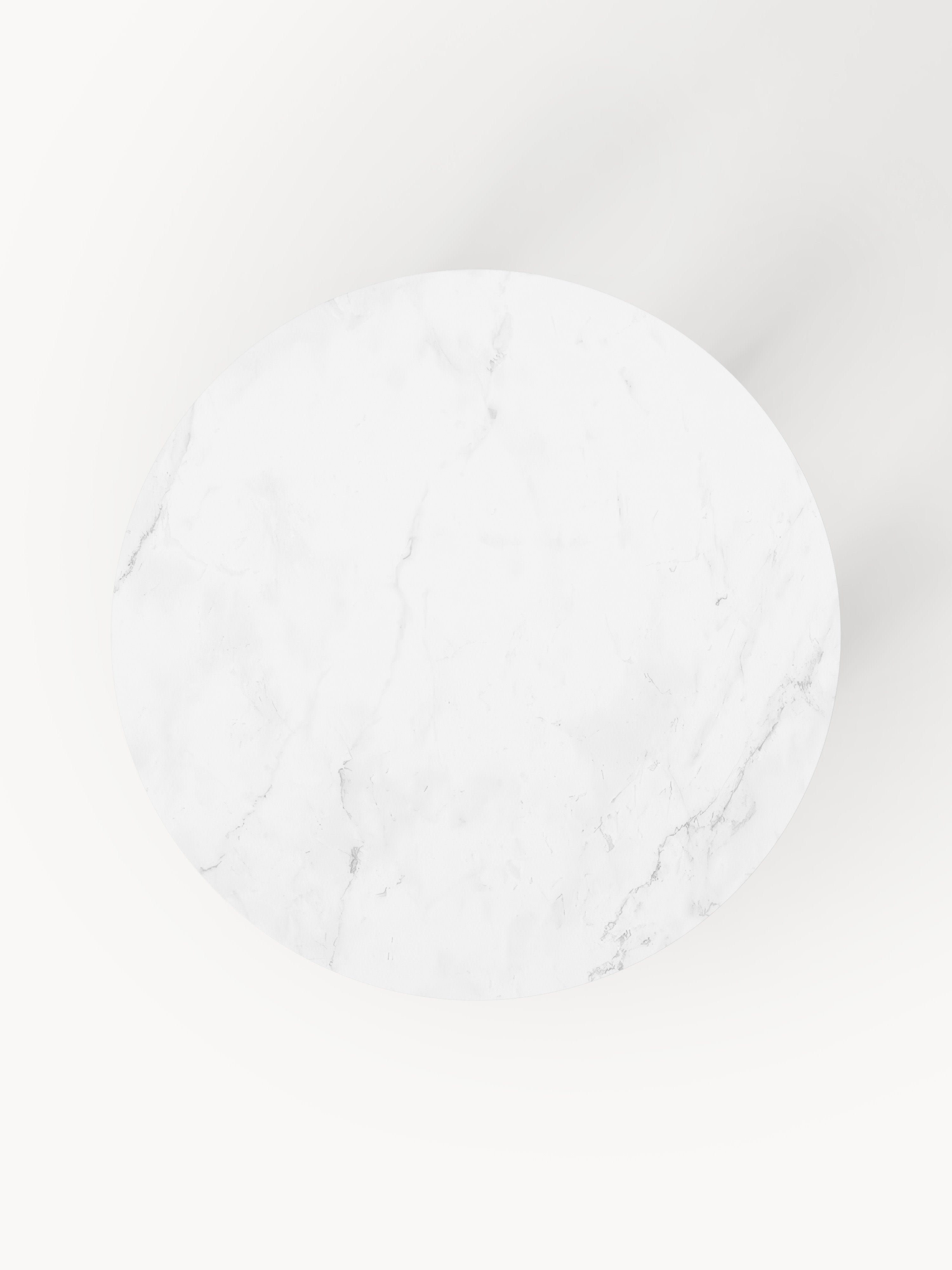 Jackson Round Marble Effect Dining Table, in various sizes