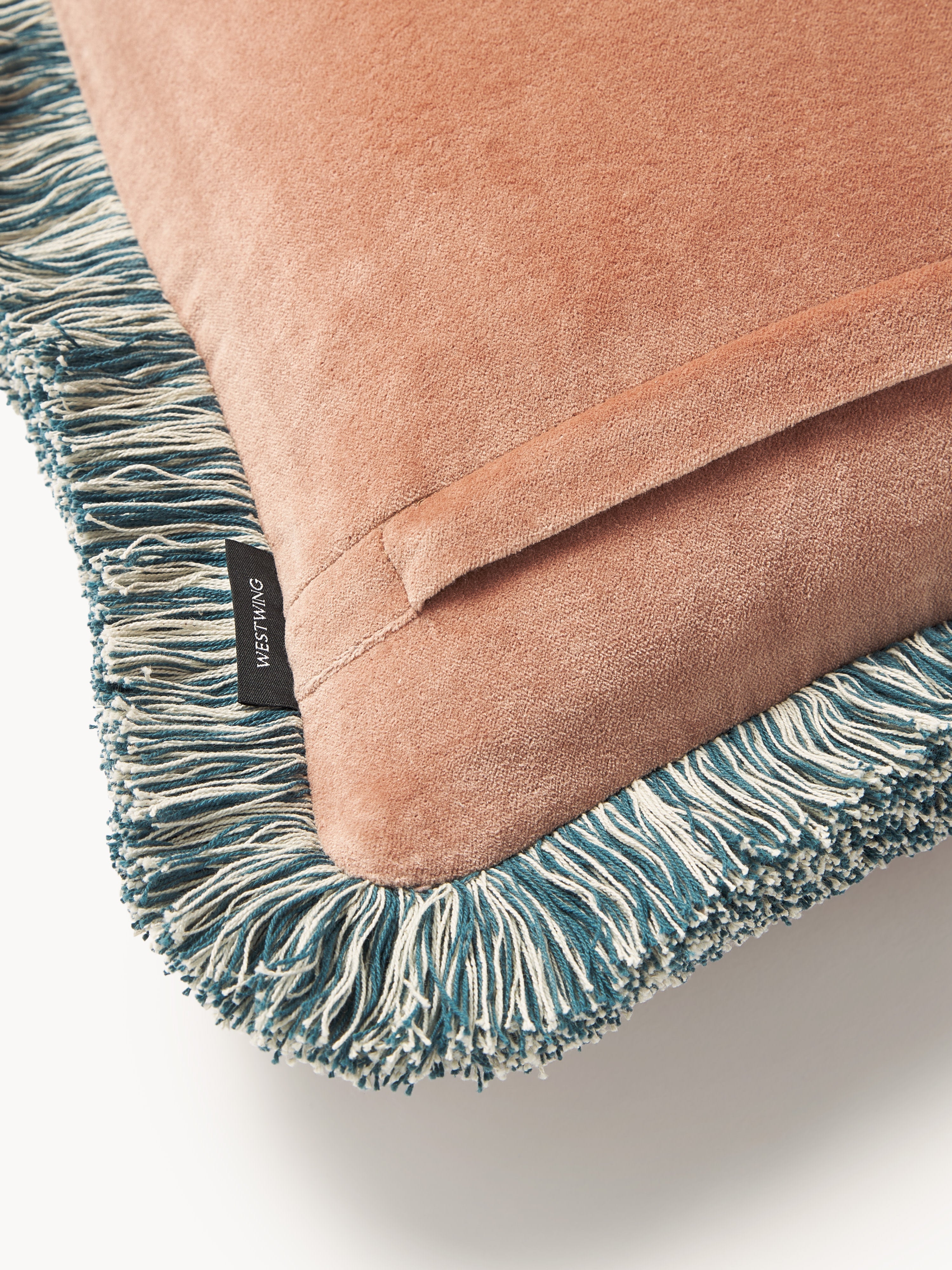 Triton Cushion Cover with Fringes