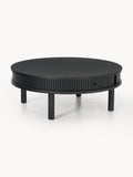 Gallery image 1 - Coffee Table Calary with Fluted Front, Ø 80 cm