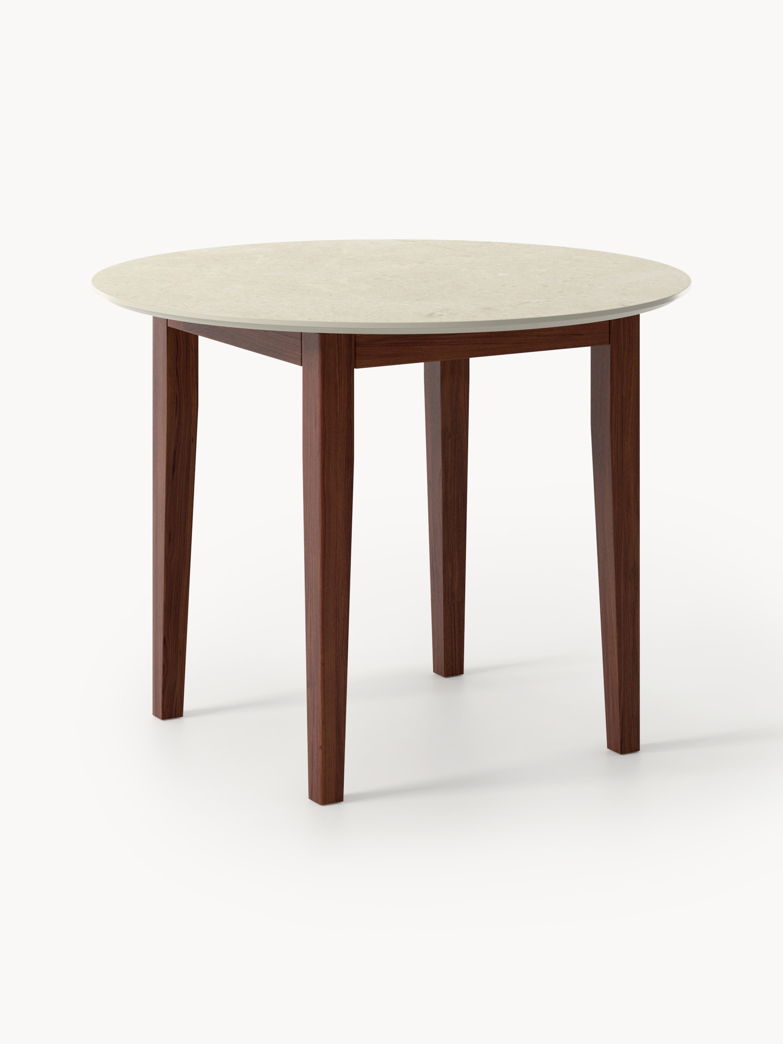 Gallery image 1 - Round Travertine Effect Dining Table Jackson, in various sizes