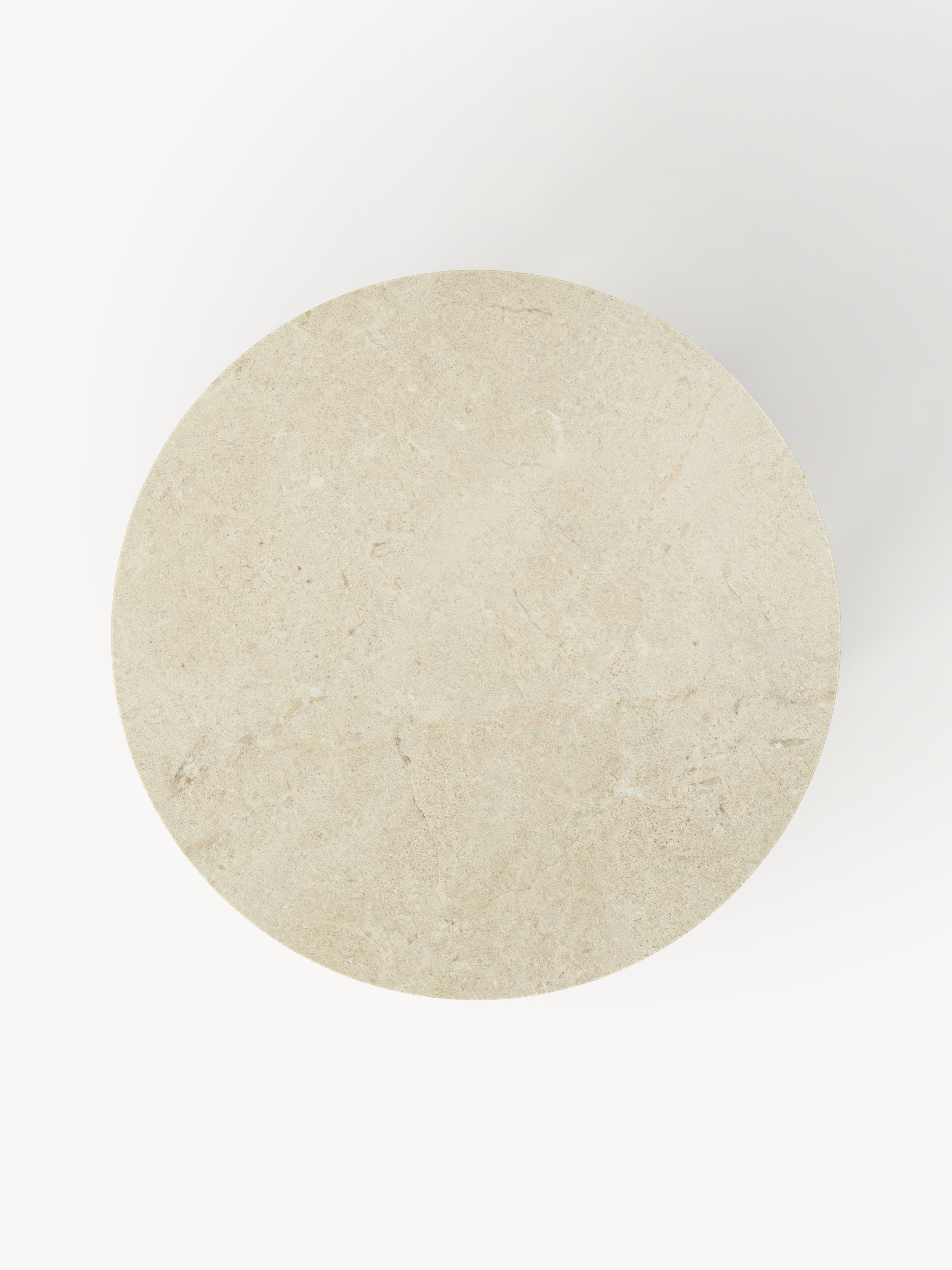 Jackson Round Travertine Effect Dining Table, in various sizes