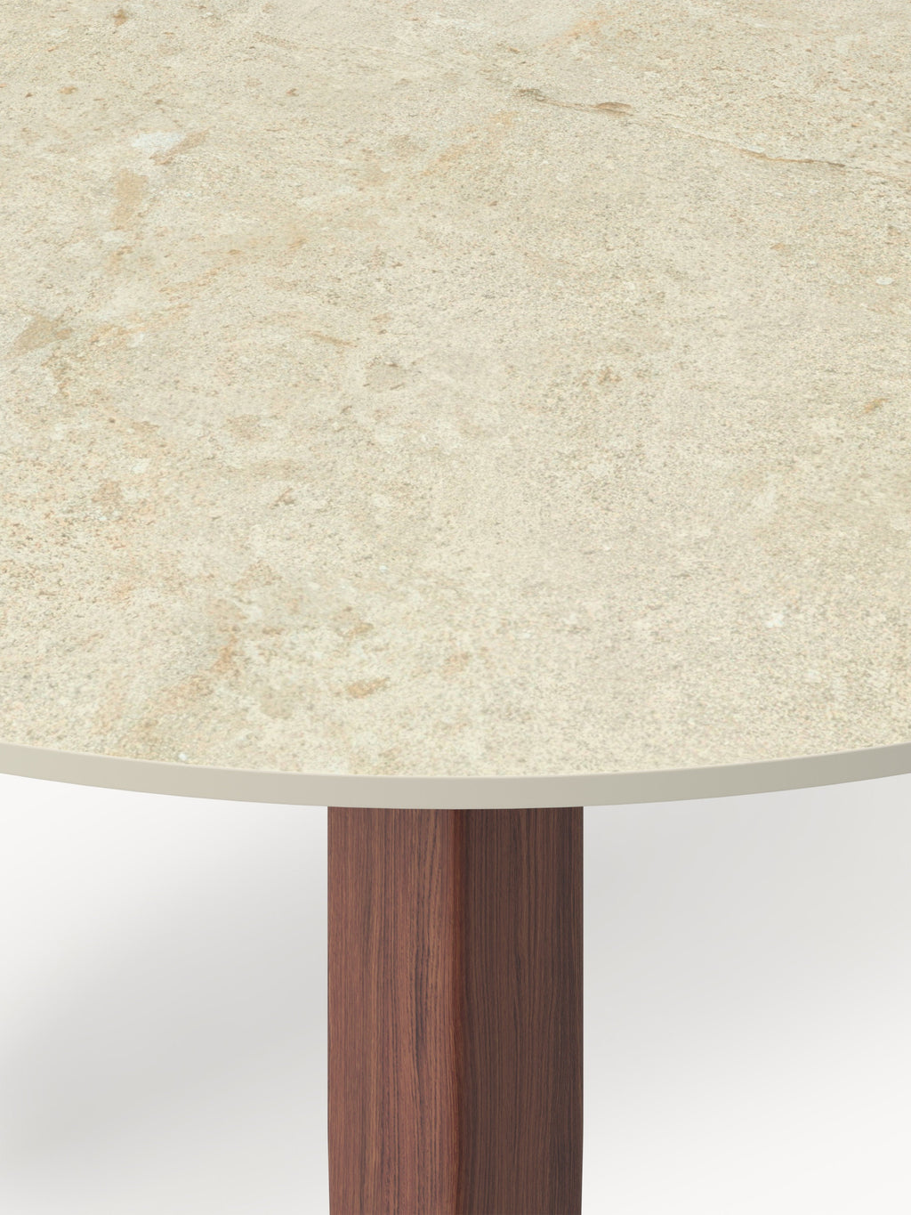 Jackson Round Travertine Effect Dining Table, in various sizes