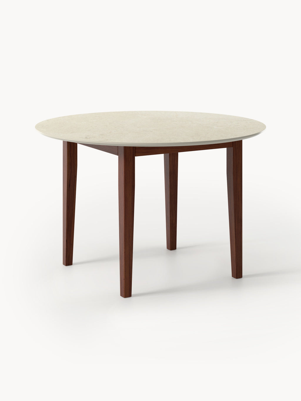 Jackson Round Travertine Effect Dining Table, in various sizes