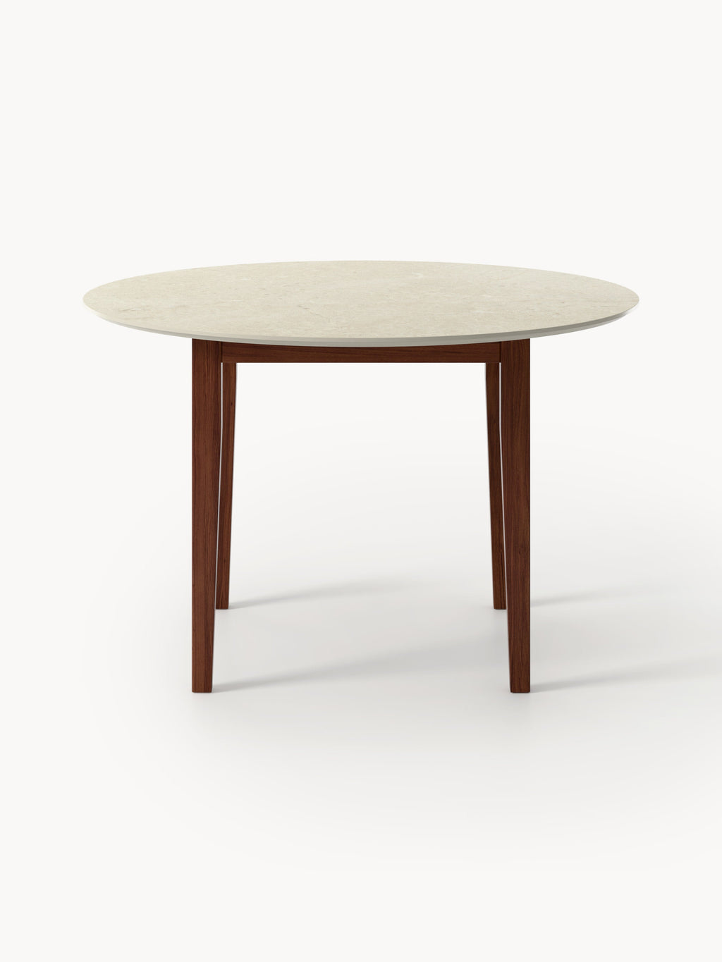 Jackson Round Travertine Effect Dining Table, in various sizes