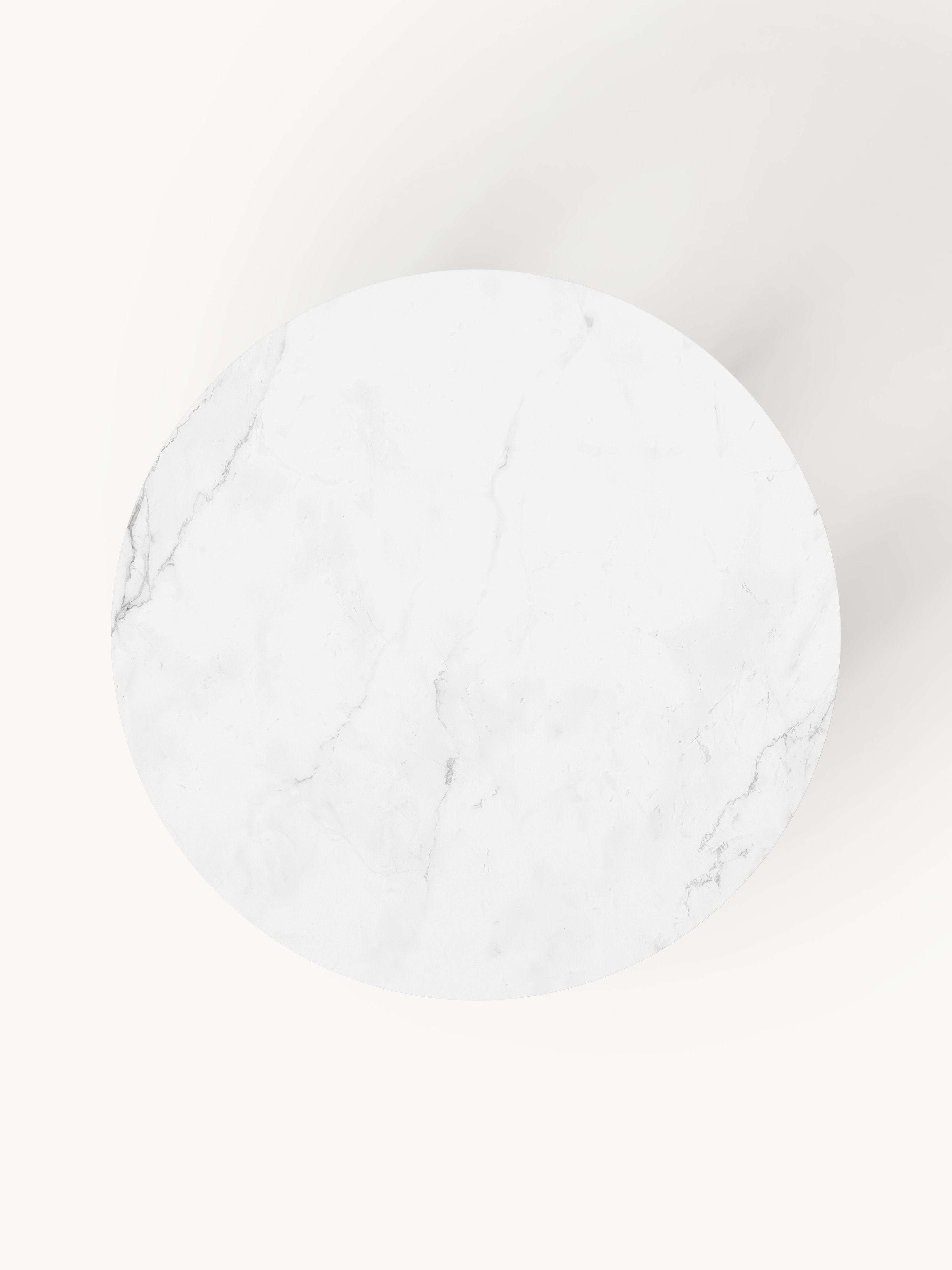 Jackson Round Marble Effect Dining Table, in various sizes