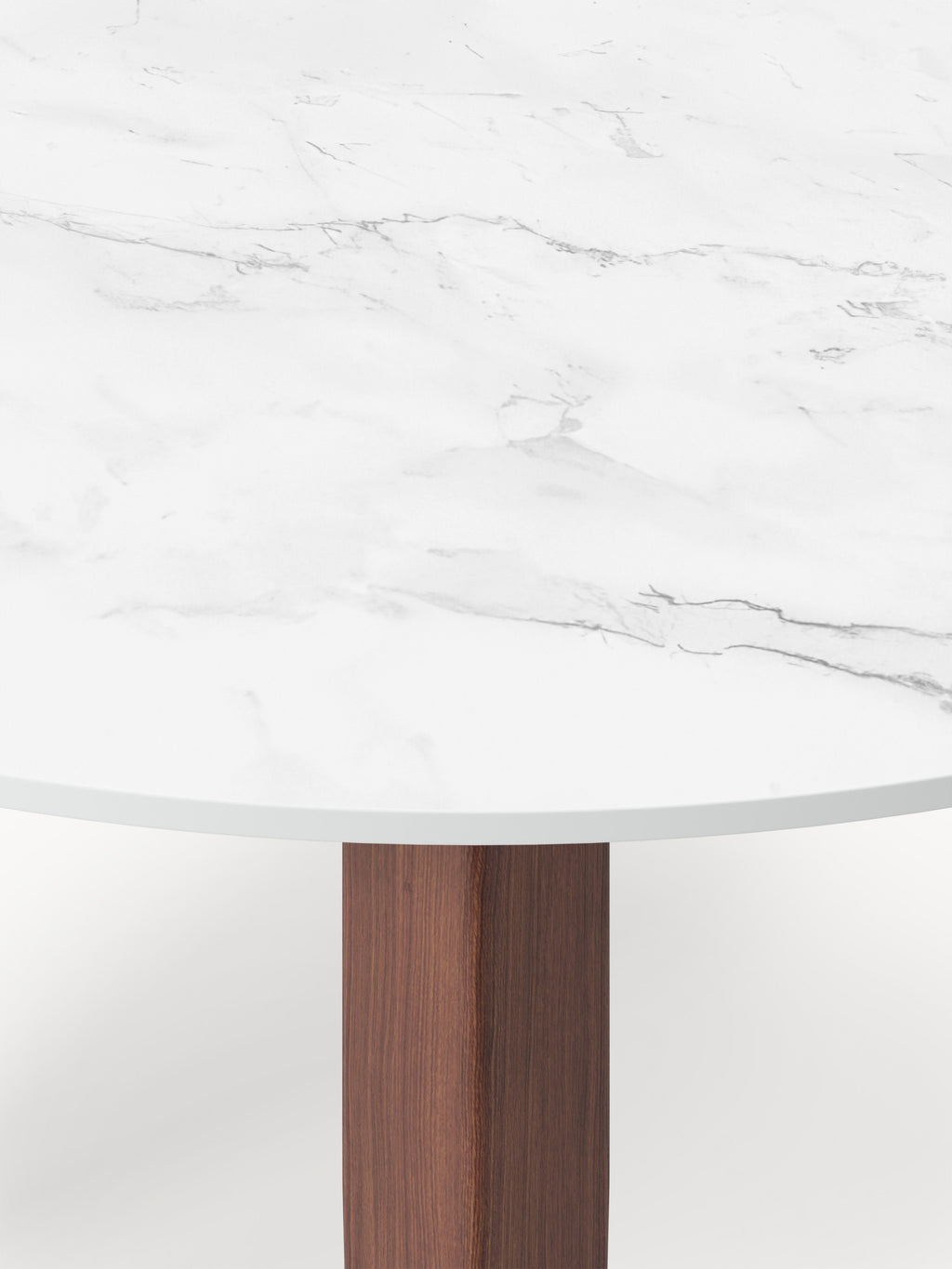 Jackson Round Marble Effect Dining Table, in various sizes