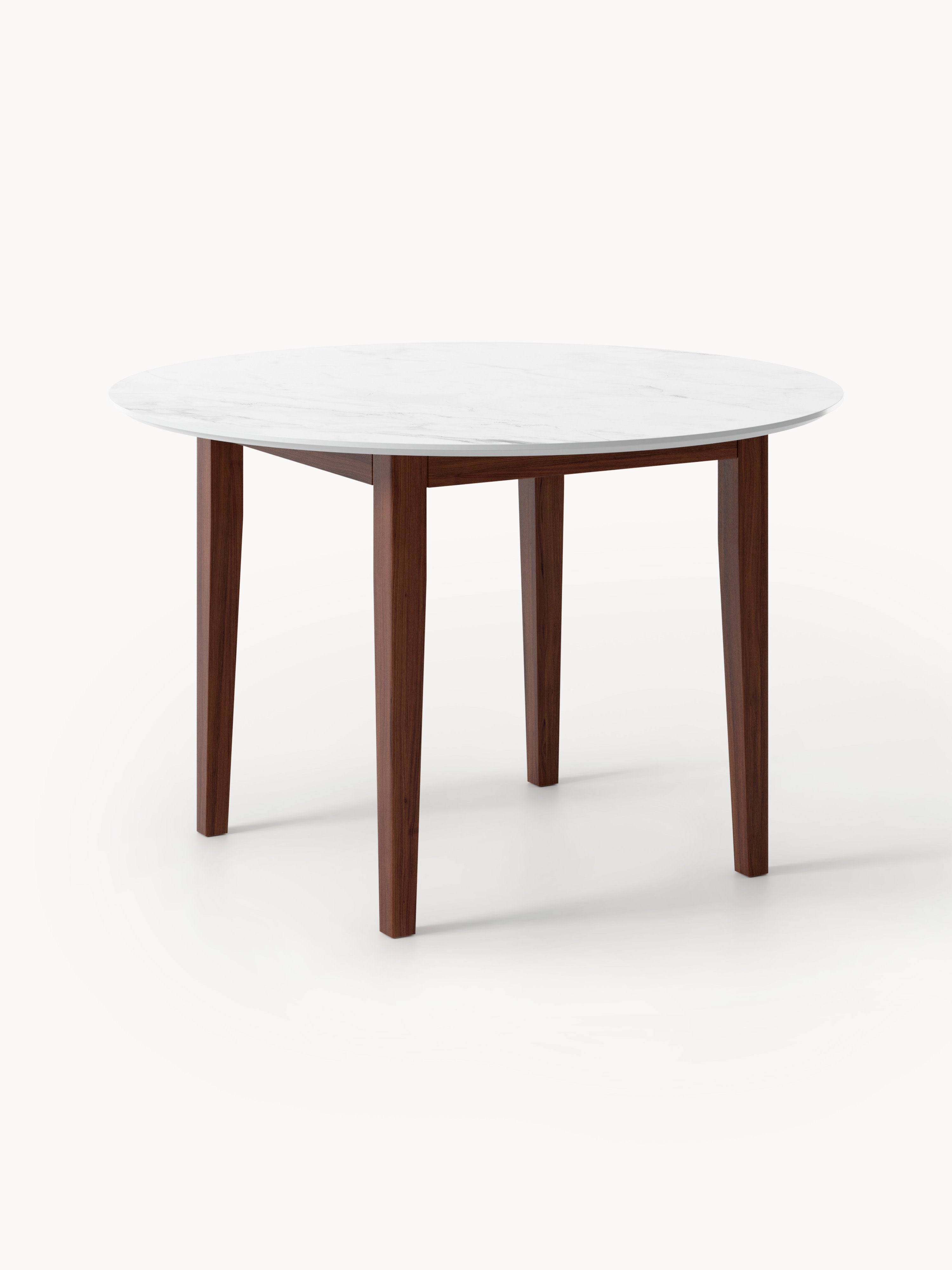 Jackson Round Marble Effect Dining Table, in various sizes