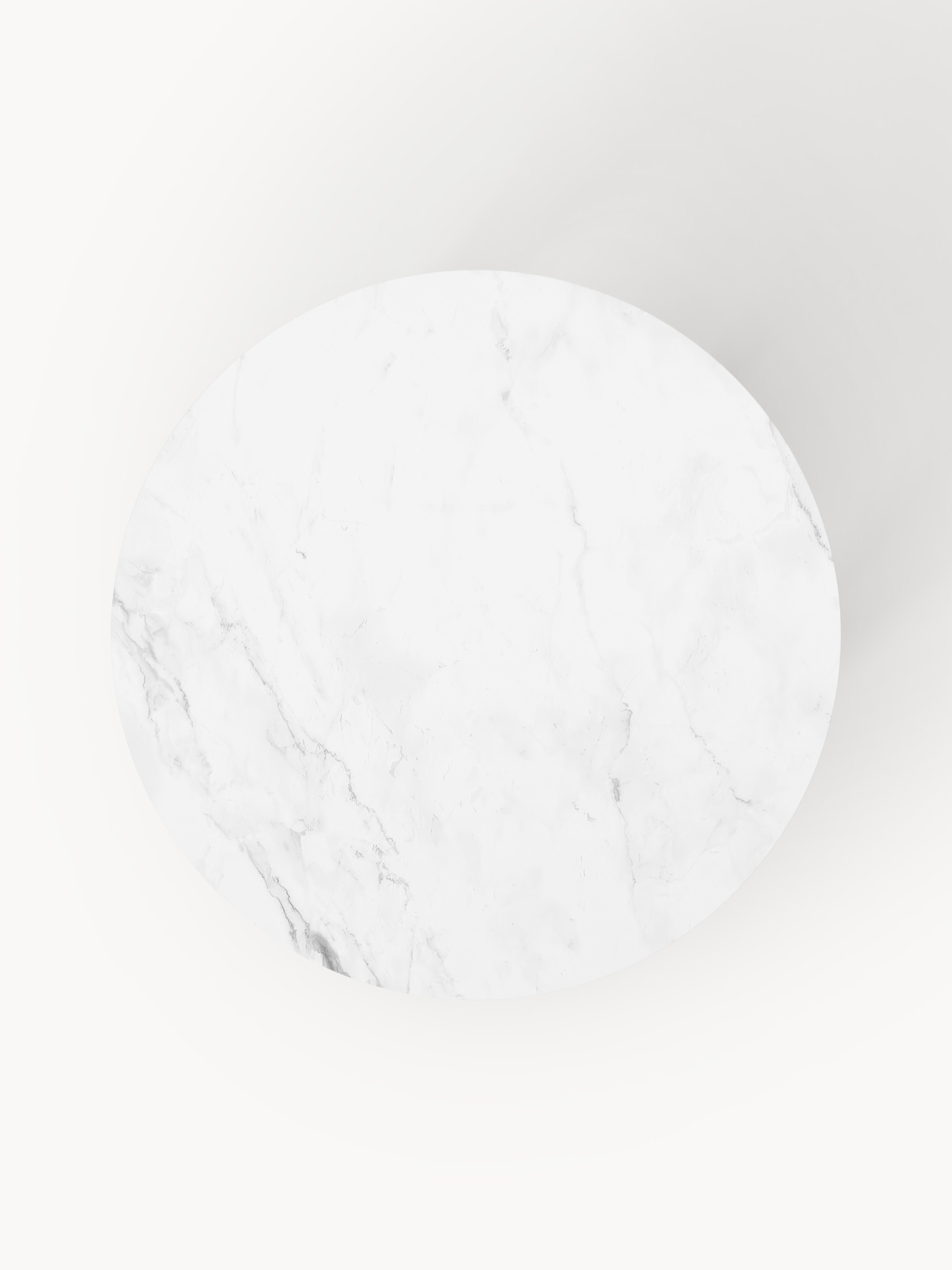Jackson Round Marble Effect Dining Table, in various sizes