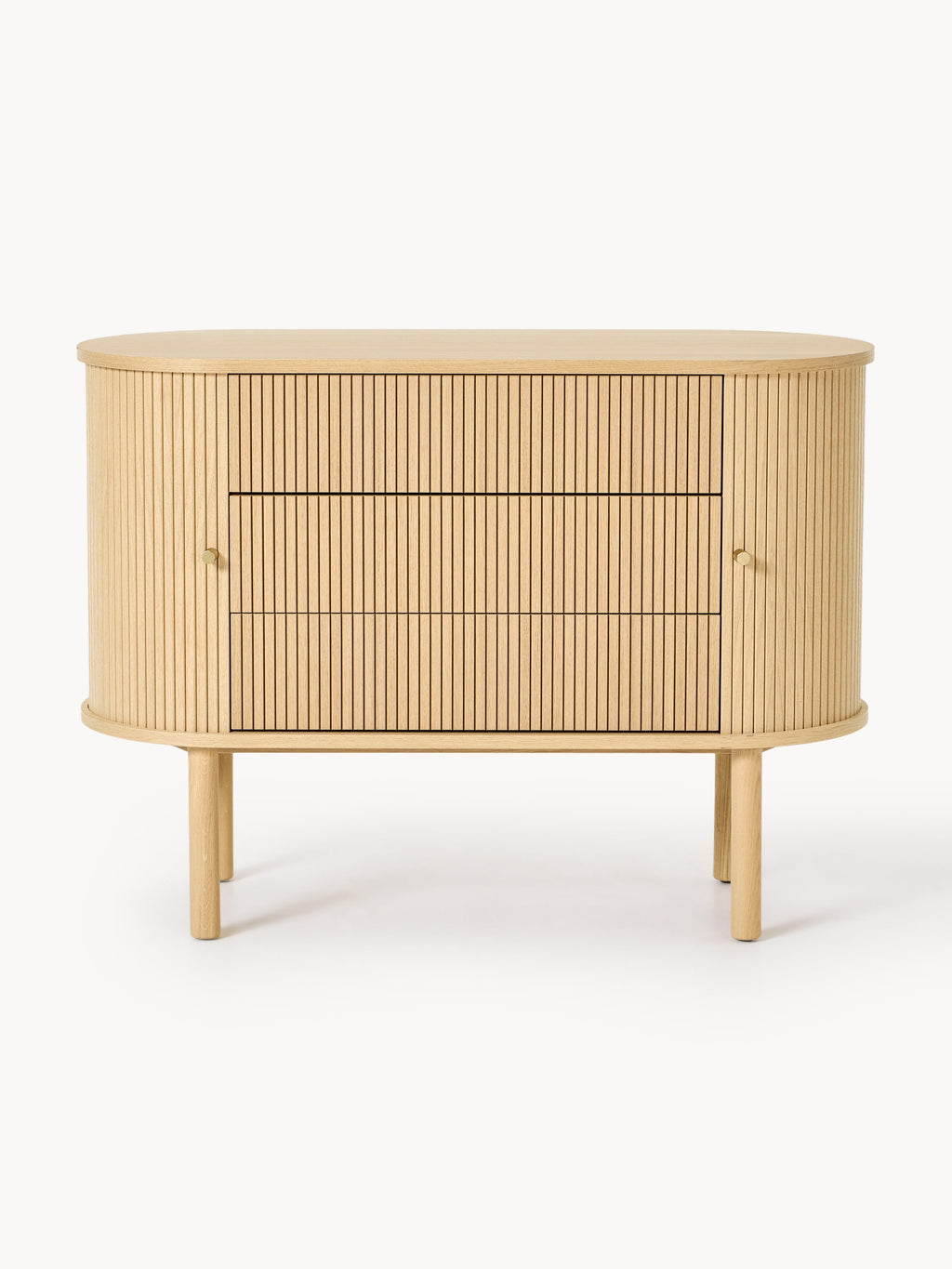 Calary Dresser with Fluted Front