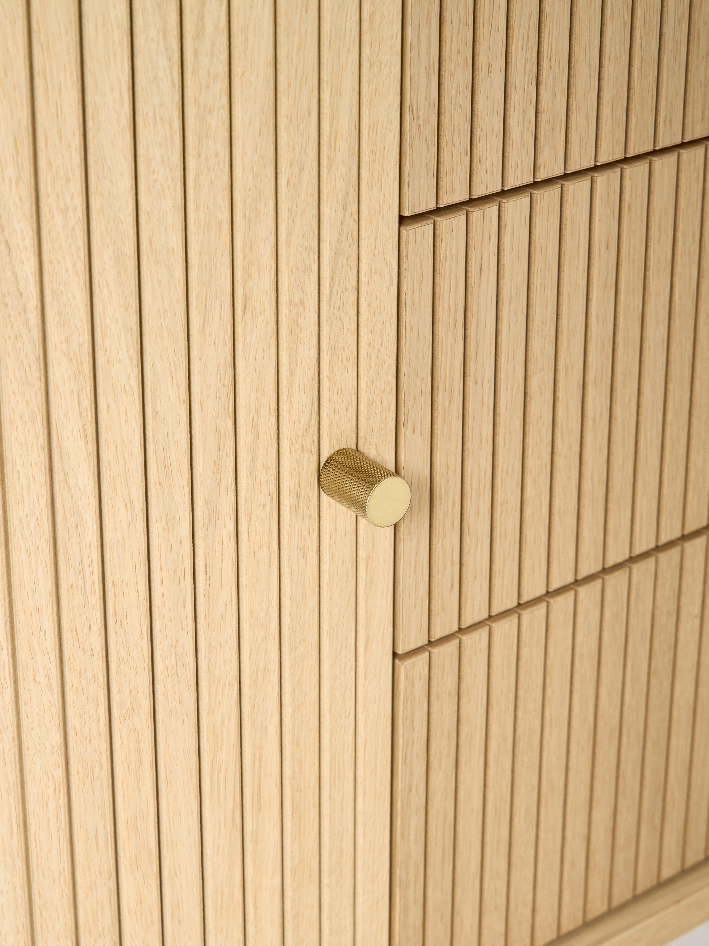 Calary Dresser with Fluted Front