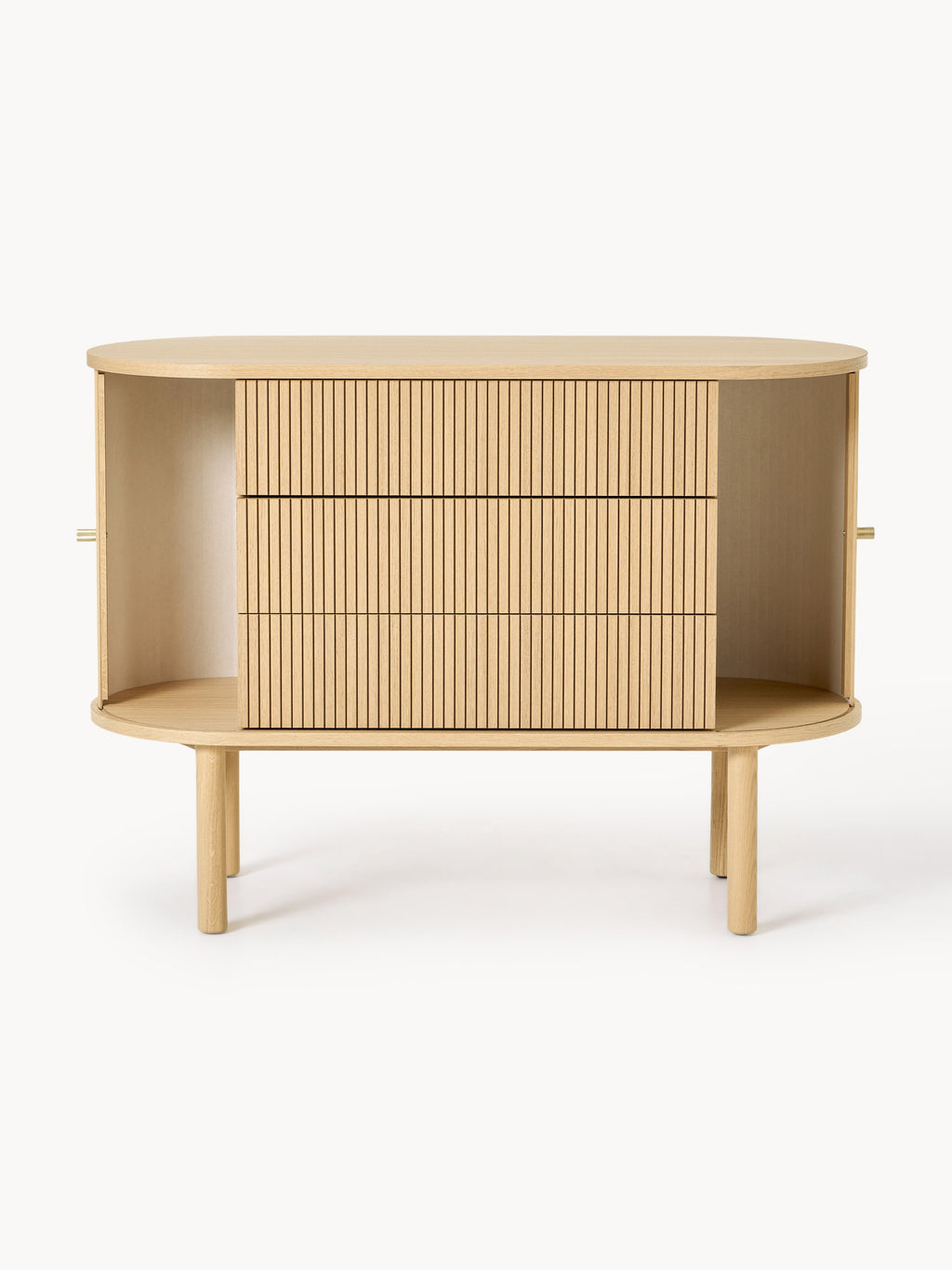 Calary Dresser with Fluted Front