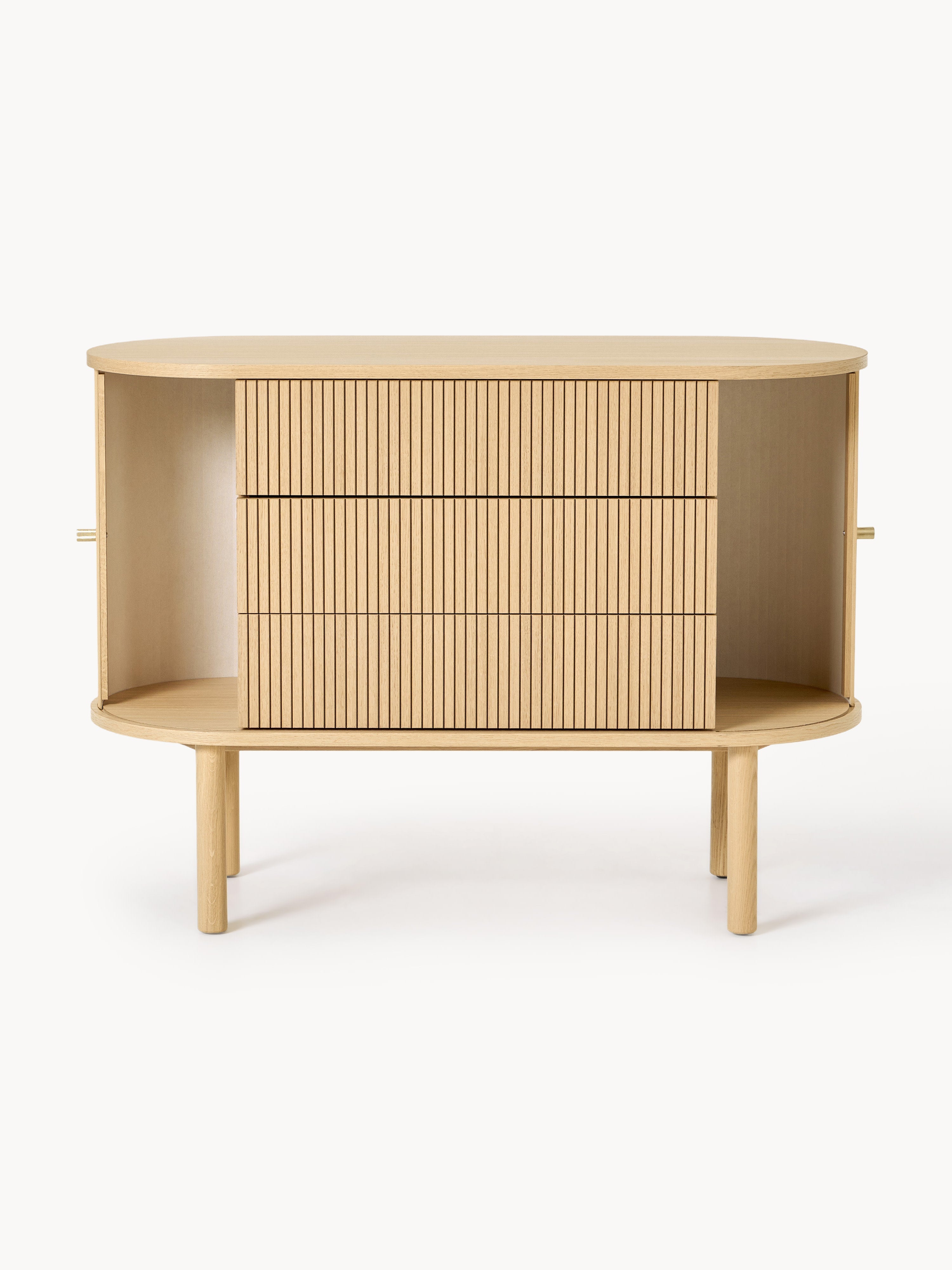 Calary Dresser with Fluted Front
