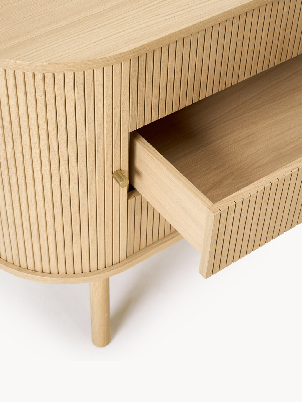 Calary Dresser with Fluted Front